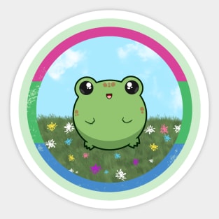 Pride Froggo (Polysexual) Sticker